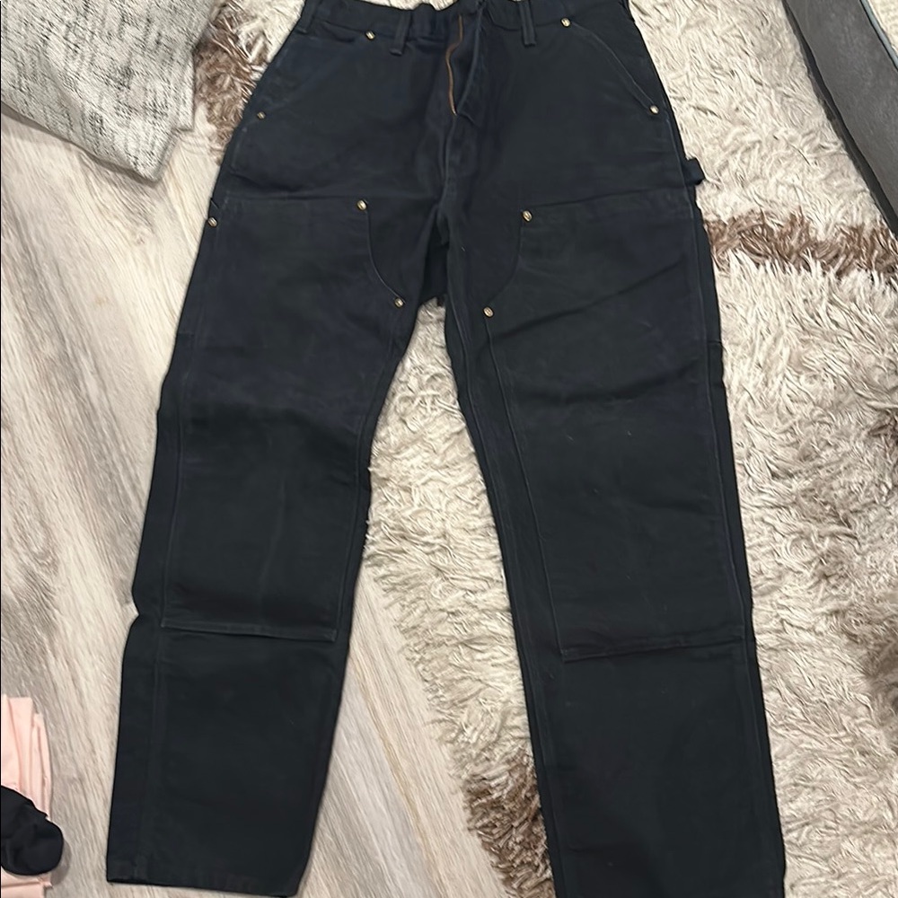 Men's Carhartt double front dungaree fit